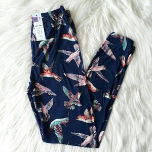 Soft Hummingbird Bright Leggings